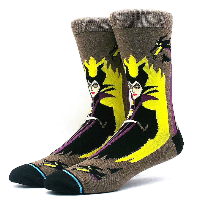 Villians 'Maleficent' Crew Socks