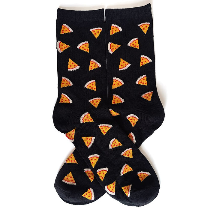 'Mini Slice Pizza' Crew Socks