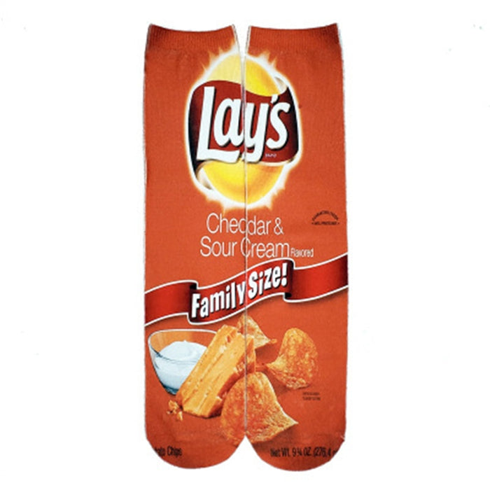 Snacks 'Lay's Cheddar Sour Cream' Socks