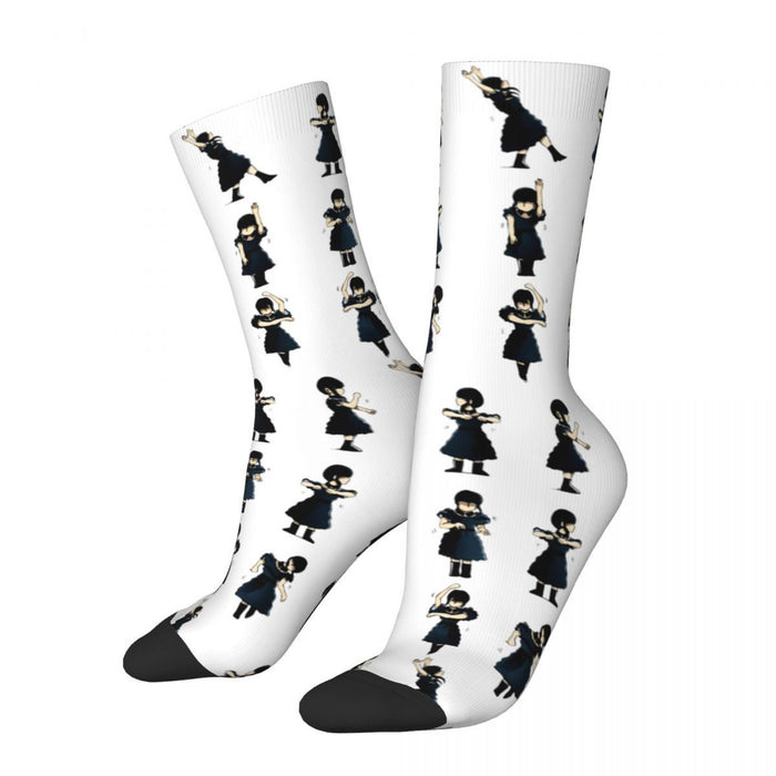 Wednesday Addams "Wednesday Addams Dancing" Crew Socks