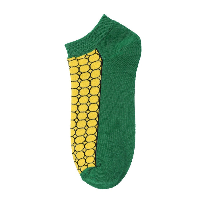 'Corn Cob' Ankle Socks