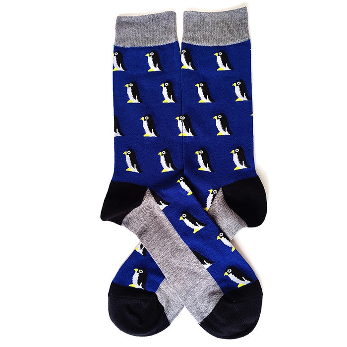 'Cool Penguins' Crew Socks