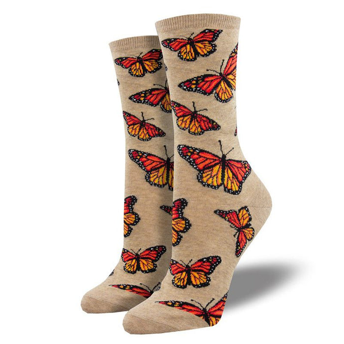 'Beautiful Butterfly' Crew Socks