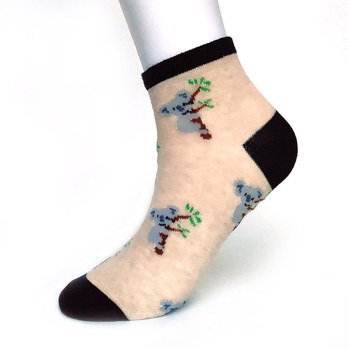 'Koala On Branch' Ankle Socks