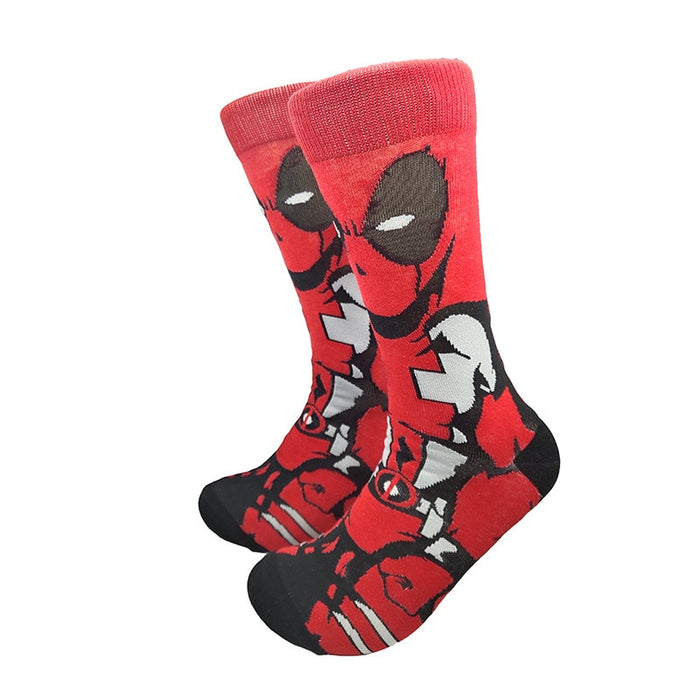 Deadpool 'Merc with a Mouth' Crew Socks