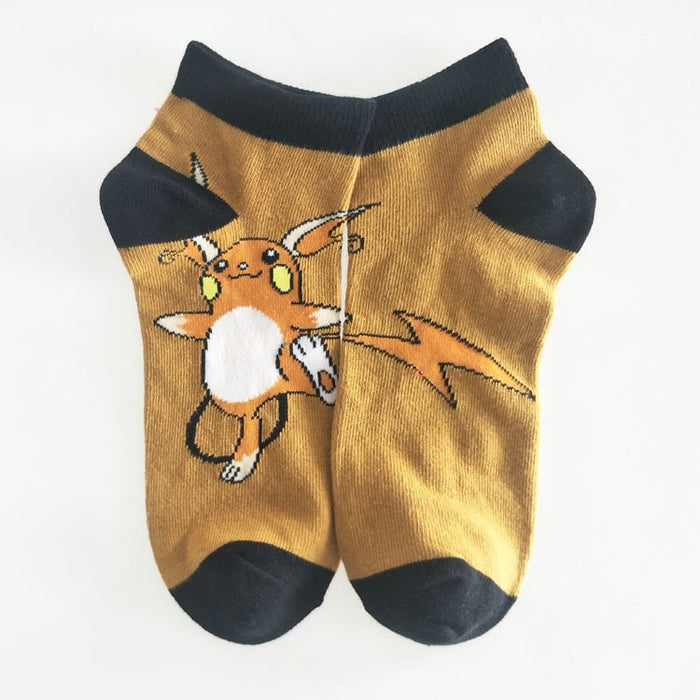 Pokemon 'Mighty Raichu' Ankle Socks