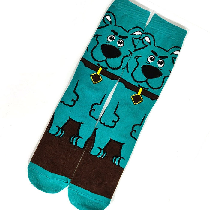 Scooby Doo 'Green Scooby' Crew Socks