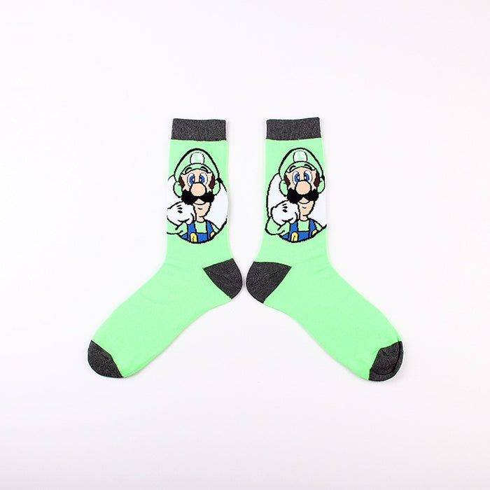 Super Mario 'Super Luigi' Crew Socks