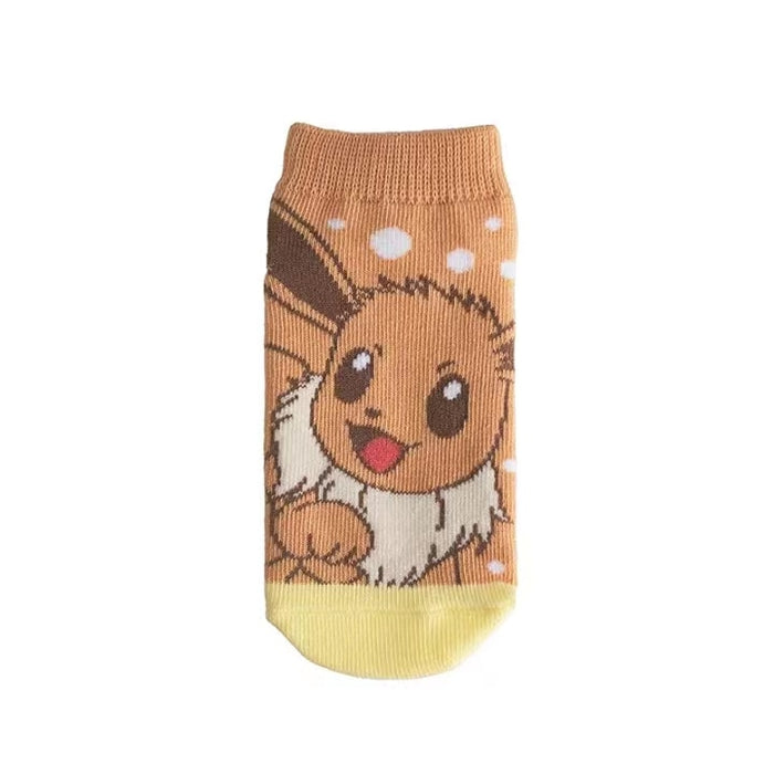 Pokemon 'Joyful Eevee' Ankle Socks