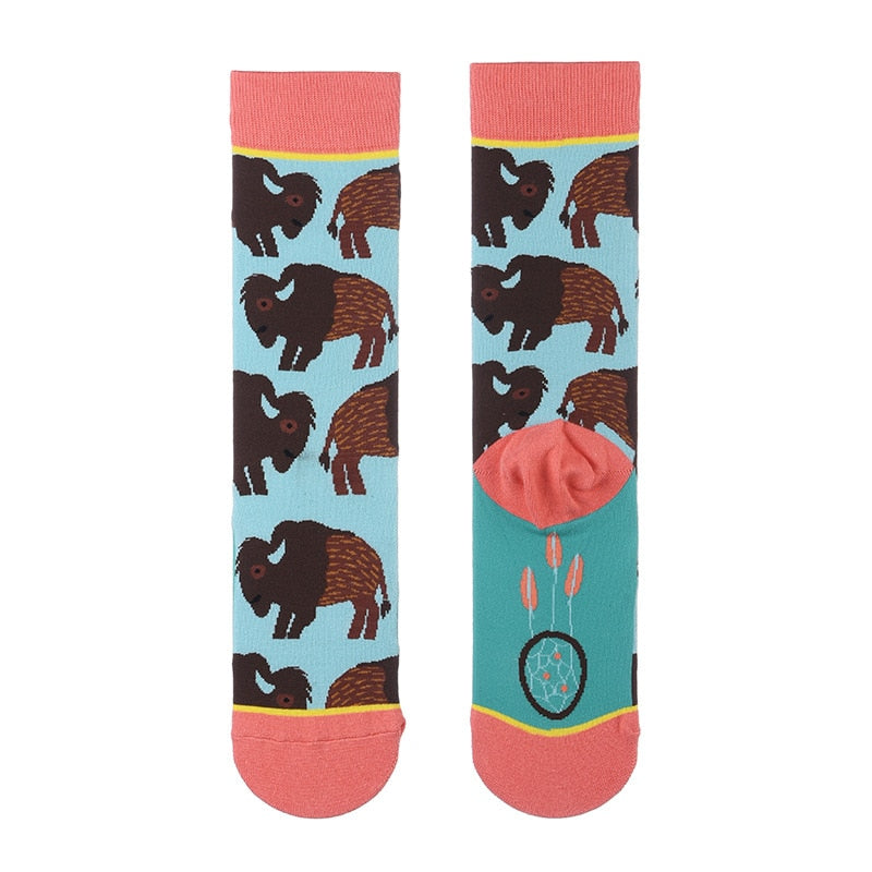 'Spanish Fighting Bull' Crew Socks — Little Sock Store