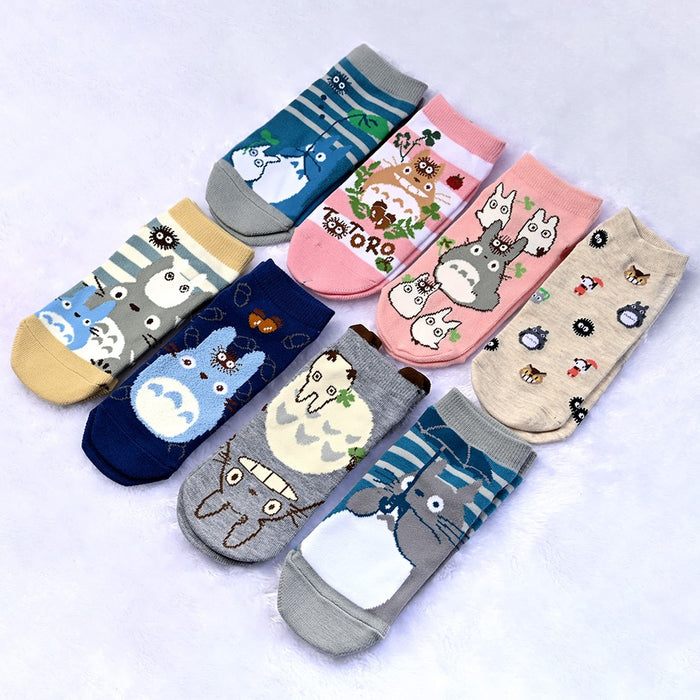 My Neighbor Totoro "Totoro And Leaves" Ankle Socks