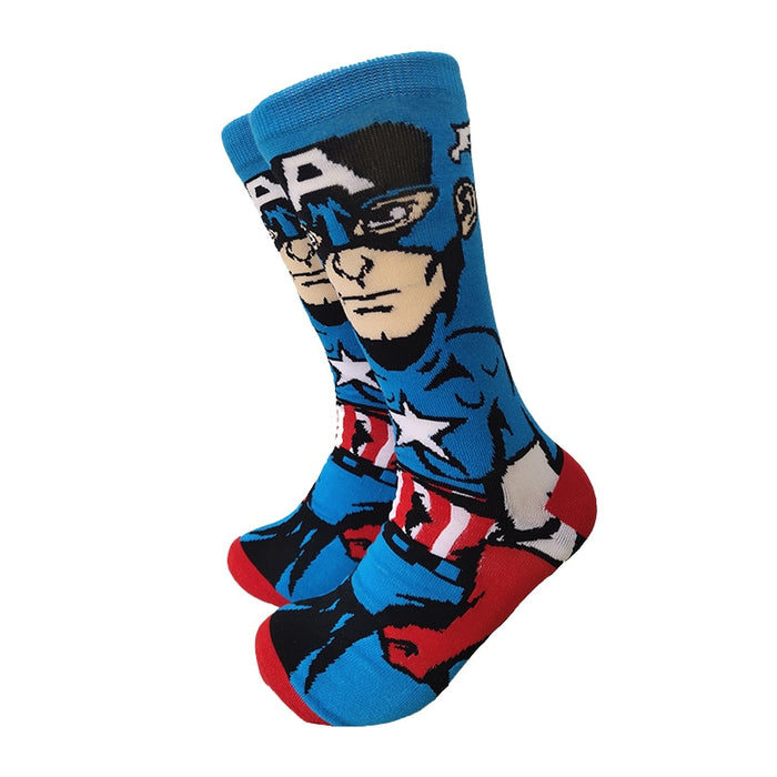 Avengers 'First Avenger' Crew Socks