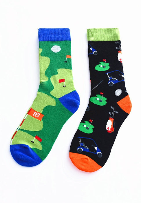 Mismatch 'High Level Golf' Crew Socks