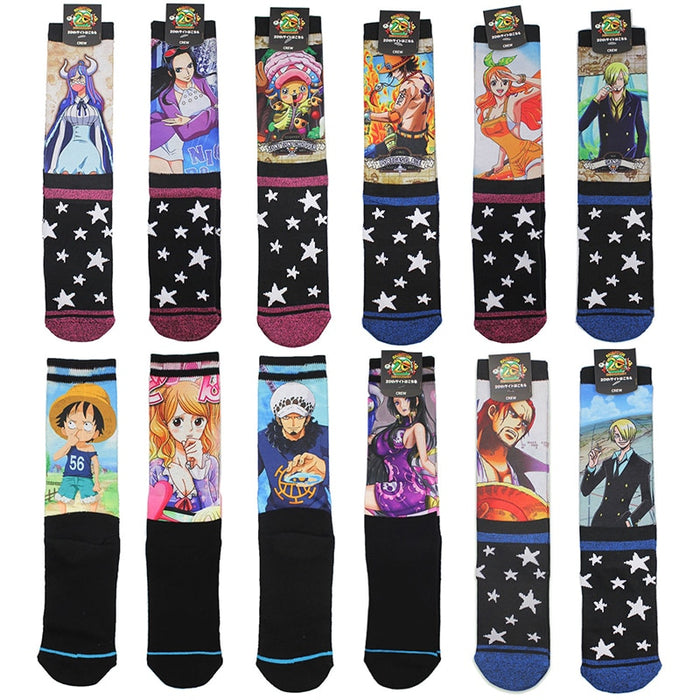 One Piece 'Playful Chopper' Crew Socks