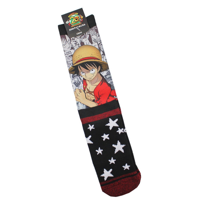 One Piece 'Luffy In Fist' Crew Socks