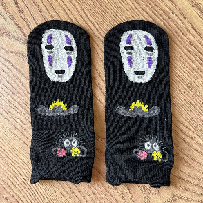 Spirited Away "Kaonashi" Ankle Socks