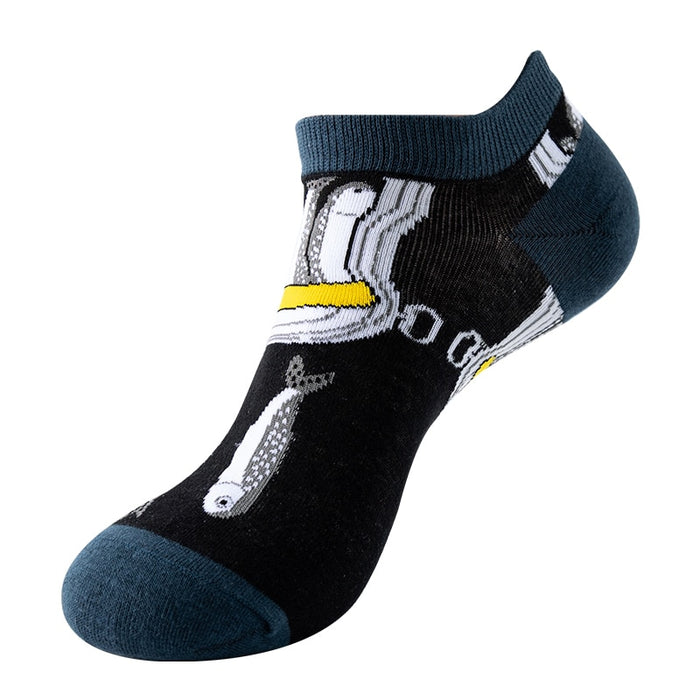 'Random Fish' Ankle Socks