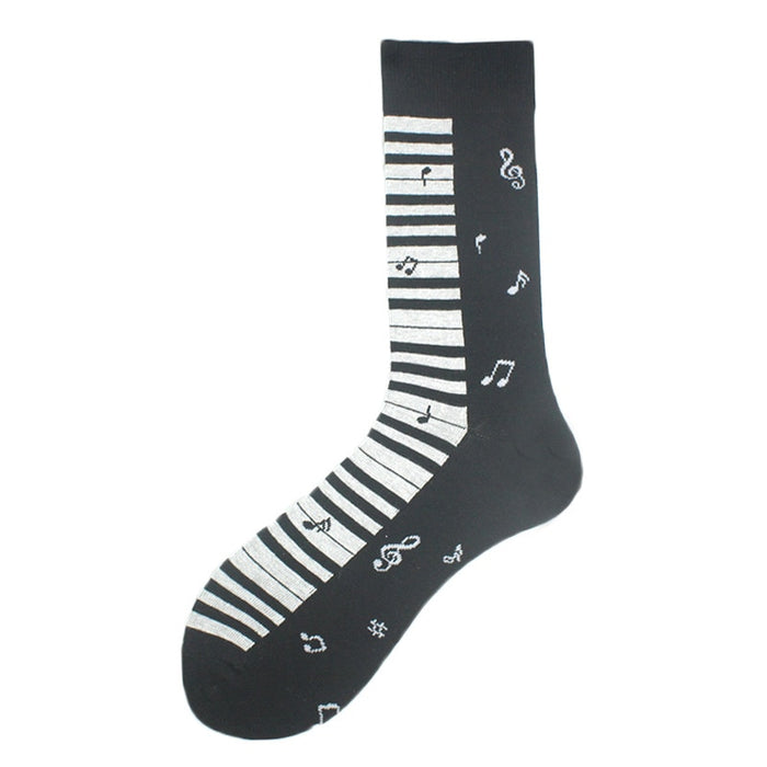 'Cool Piano' Crew Socks