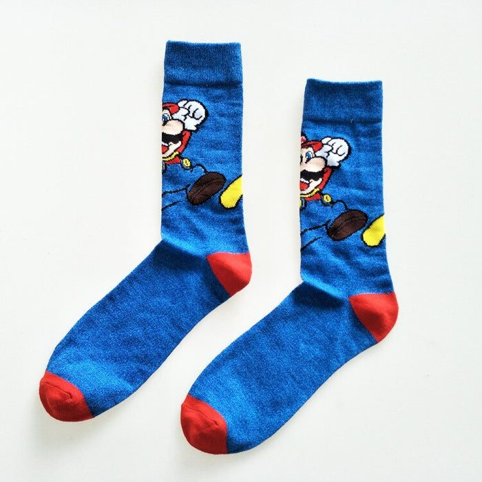 Super Mario 'Super Mario Big Print' Crew Socks