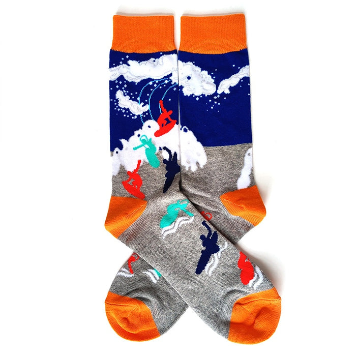 'Surfer Paradise' Crew Socks