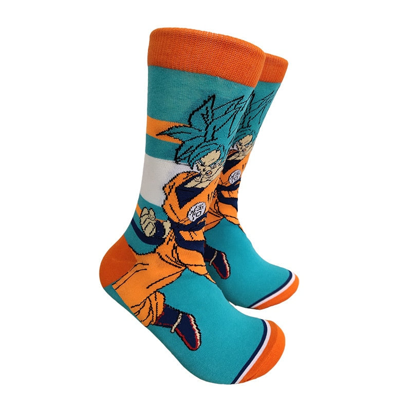 Dragon Ball Z 'Super Saiyan Goku' Crew Socks — Little Sock Store