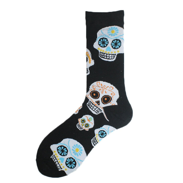 'Crazy Bones' Crew Socks