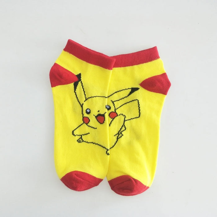 Pokemon 'Cheerful Pikachu' Ankle Socks