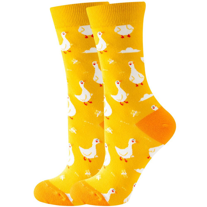 'White Duck' Crew Socks