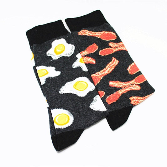 'Bacon And Eggs' Crew Socks