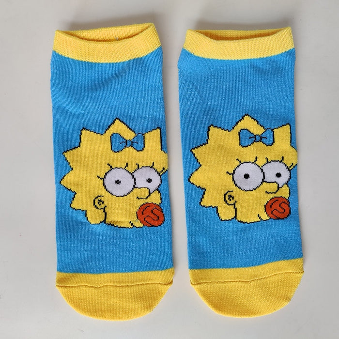 The Simpsons 'Lisa Chewing A Gum' Ankle Socks