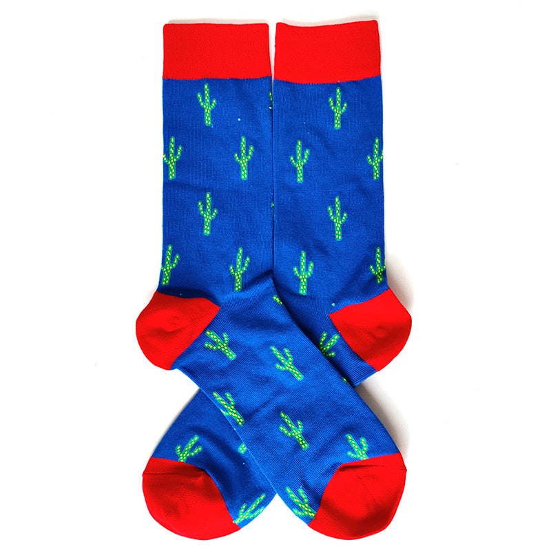 All Over 'Spiky Cactus' Crew Socks — Little Sock Store