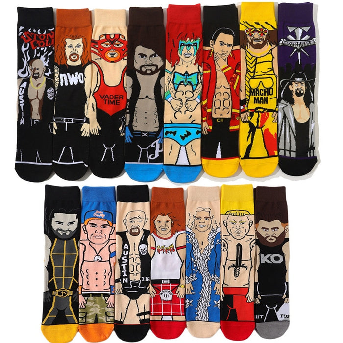 WWE 'Macho Man' Crew Socks