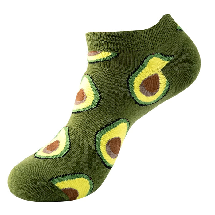 'Healthy Avocado' Ankle Socks