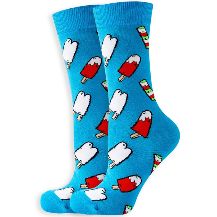 'Chilling Ice Cream' Crew Socks