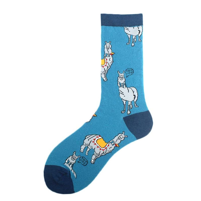 'Cute Alpaca' Crew Socks