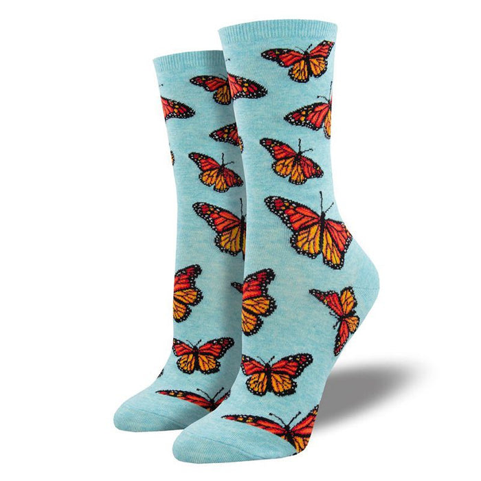 'Majestic Butterfly' Crew Socks