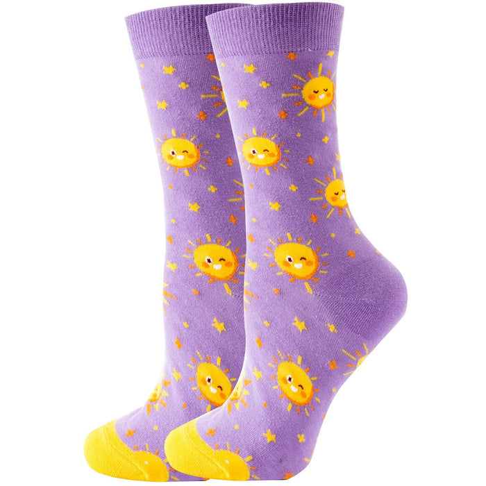 'Shiny Sun' Crew Socks