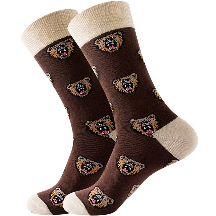 'Angry Bear' Crew Socks