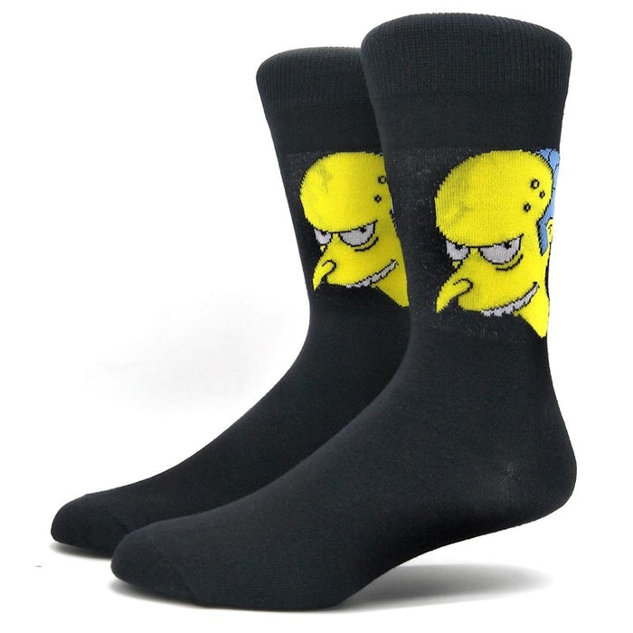 The Simpsons "Mr. Burns Smiling" Socks