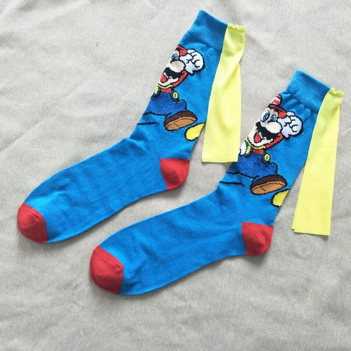 Super Mario "Mario Big Print With Cape" Socks