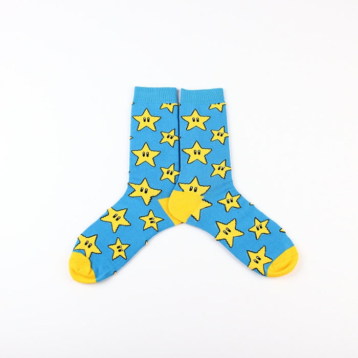 Super Mario 'Super Stars' Crew Socks