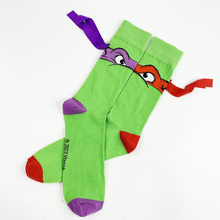 Teenage Mutant Ninja Turtles 'Donatello x Raphael' Crew Socks