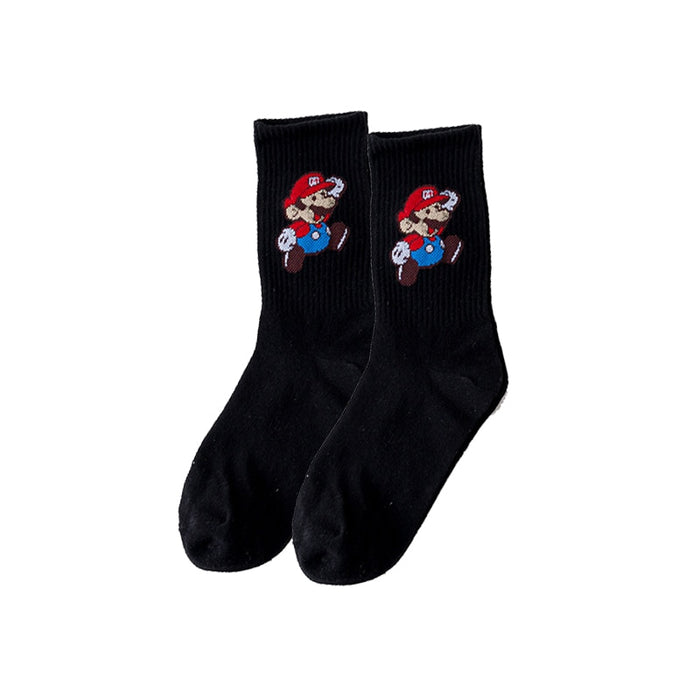 Super Mario 'Jumping Super Mario' Crew Socks