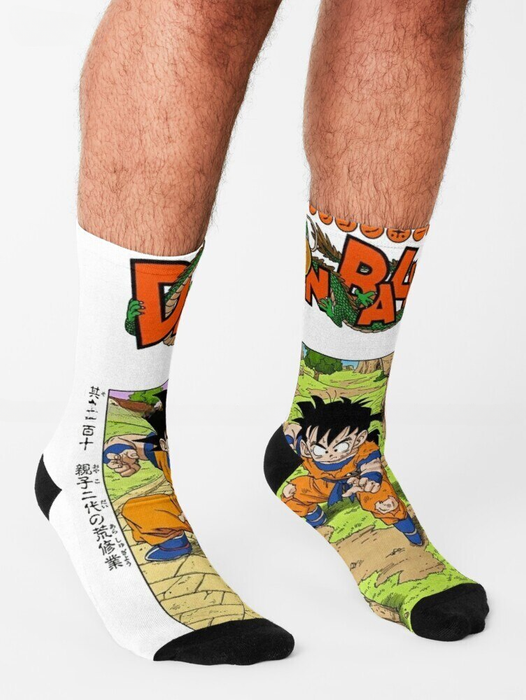 Dragon Ball Z 'Son Goku and Gohan' Crew Socks